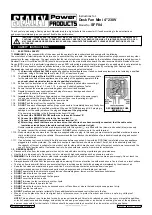 Preview for 1 page of Sealey SFF04 Instructions