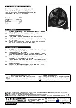 Preview for 2 page of Sealey SFF20 Instructions