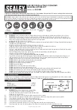 Sealey SG10E Quick Start Manual предпросмотр