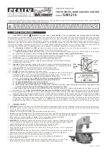 Sealey SM1214 Instructions For Use preview