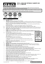 Preview for 1 page of Sealey SM1300 Quick Start Manual