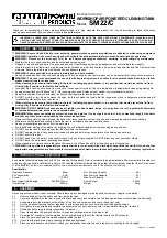 Sealey SM22 Instructions preview