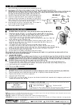 Предварительный просмотр 2 страницы Sealey SM22 Instructions