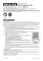 Предварительный просмотр 2 страницы Sealey SM27.V2 Instructions Manual