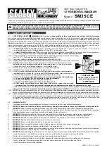 Sealey SM35CE Instructions preview