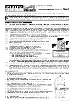 Sealey SM63 Instructions preview