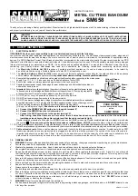 Sealey SM658 Instructions preview