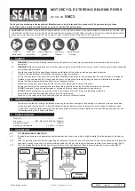 Preview for 1 page of Sealey SMC3 Quick Start Manual