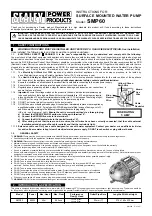 Preview for 1 page of Sealey SMP60 Instructions