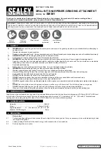 Sealey SMS01 Instructions preview