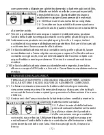 Preview for 72 page of Sealey SPI1S Instructions Manual