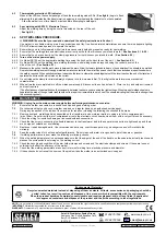 Preview for 4 page of Sealey SR122 Instructions For