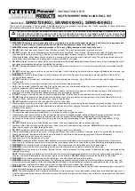 Preview for 1 page of Sealey SRW2720 Instructions Manual