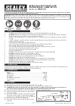 Sealey SSG1.V2 Quick Start Manual preview