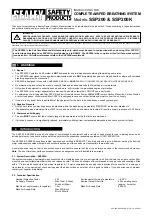 Preview for 1 page of Sealey SSP200 Instructions