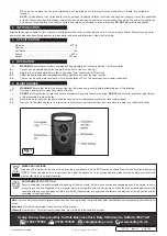 Preview for 2 page of Sealey STF30 Manual