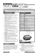 Sealey STW292 Instructions предпросмотр