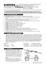 Предварительный просмотр 1 страницы Sealey STW305 Instructions Manual