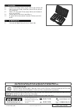 Preview for 2 page of Sealey SX210 Instructions