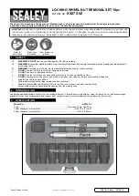 Sealey SX272.V2 Quick Start Manual preview