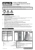 Preview for 1 page of Sealey TA202 Quick Start Manual