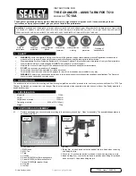 Предварительный просмотр 1 страницы Sealey TC10A Instructions