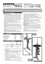 Предварительный просмотр 1 страницы Sealey TC961 Instructions