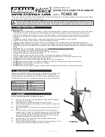 Preview for 1 page of Sealey TC965.V2 Instructions Manual