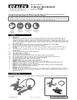 Предварительный просмотр 1 страницы Sealey TC966 Instructions