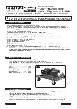 Sealey TJ150E Instructions preview
