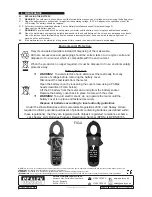 Предварительный просмотр 5 страницы Sealey TM105 Instructions