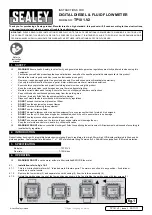 Preview for 1 page of Sealey TP101.V2 Instructions Manual