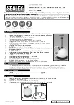 Sealey TP696 Instructions preview