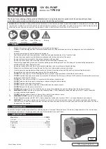 Sealey TP9312 Quick Start Manual preview