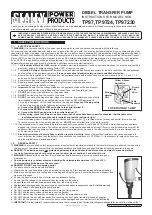 Sealey TP97 Instructions preview