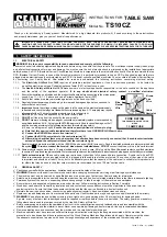 Preview for 1 page of Sealey TS10CZ Instructions