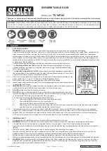 Sealey TS10P.V2 Quick Start Manual preview