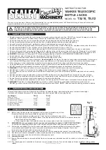 Sealey TSJ10 Instructions preview