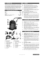 Preview for 2 page of Sealey VALET MACHINE VMA915 Instruction Manual