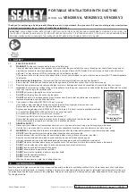 Preview for 1 page of Sealey VEN200.V4 Quick Start Manual