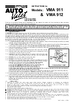 Sealey VMA 911 Instructions предпросмотр