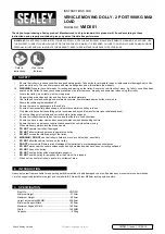 Sealey VMD001 Instructions preview