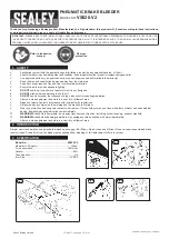 Предварительный просмотр 1 страницы Sealey VS020.V2 Instructions