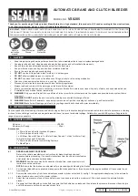 Sealey VS0205 Instructions preview