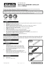 Preview for 1 page of Sealey VS1542 Instructions