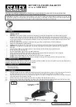 Preview for 1 page of Sealey VS1819.V3 Quick Start Manual