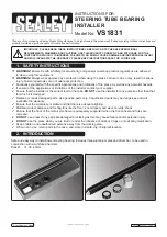 Preview for 1 page of Sealey VS1831 Instructions