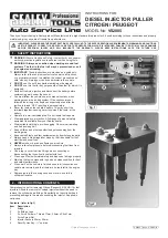 Sealey VS2005 Instructions предпросмотр