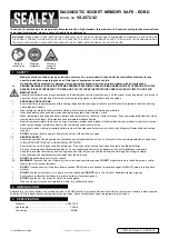 Preview for 1 page of Sealey VS2072.V2 Instructions