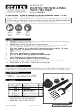 Sealey VS2386 Instructions preview